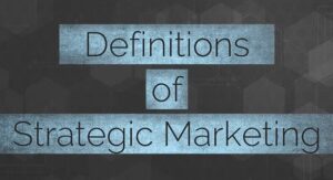 definizione di marketing strategico